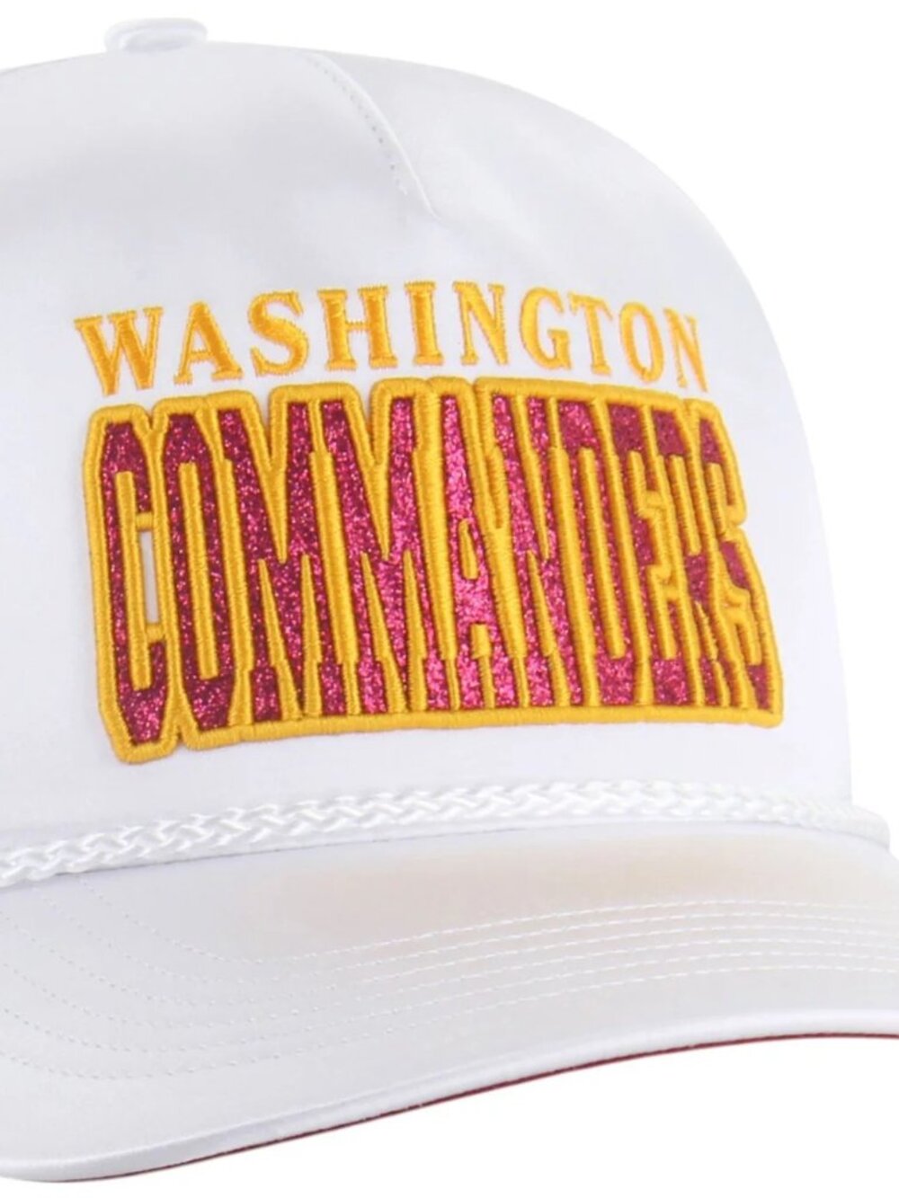 '47 Women's Washington Commanders White Outspoken Hitch Adjustable Hat - Picture 2 of 10